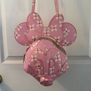 Danielle Nicole Pink Minnie Mouse Crossbody Bag